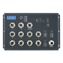 EN50155 M12 10FE + 2G Managed SW, 24~48